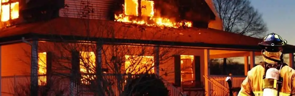 fire damage repair emergency response at a residential property affected by an active house fire in New Orleans, LA